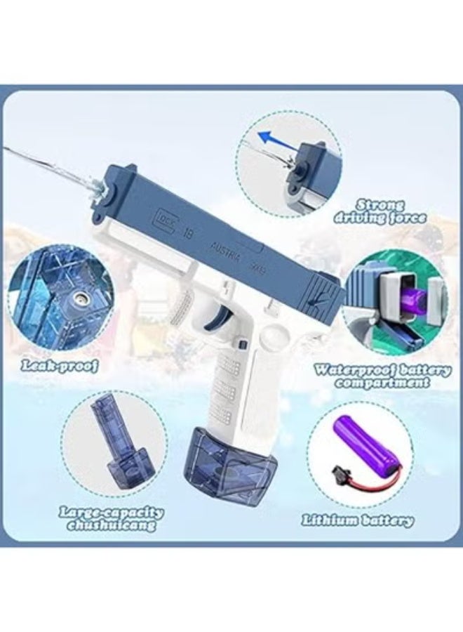 Glock Electric Water Blaster Toy with Rechargeable Battery – Automatic Water Sprayer for Kids & Family Outdoor Play (550ml) - Image 4